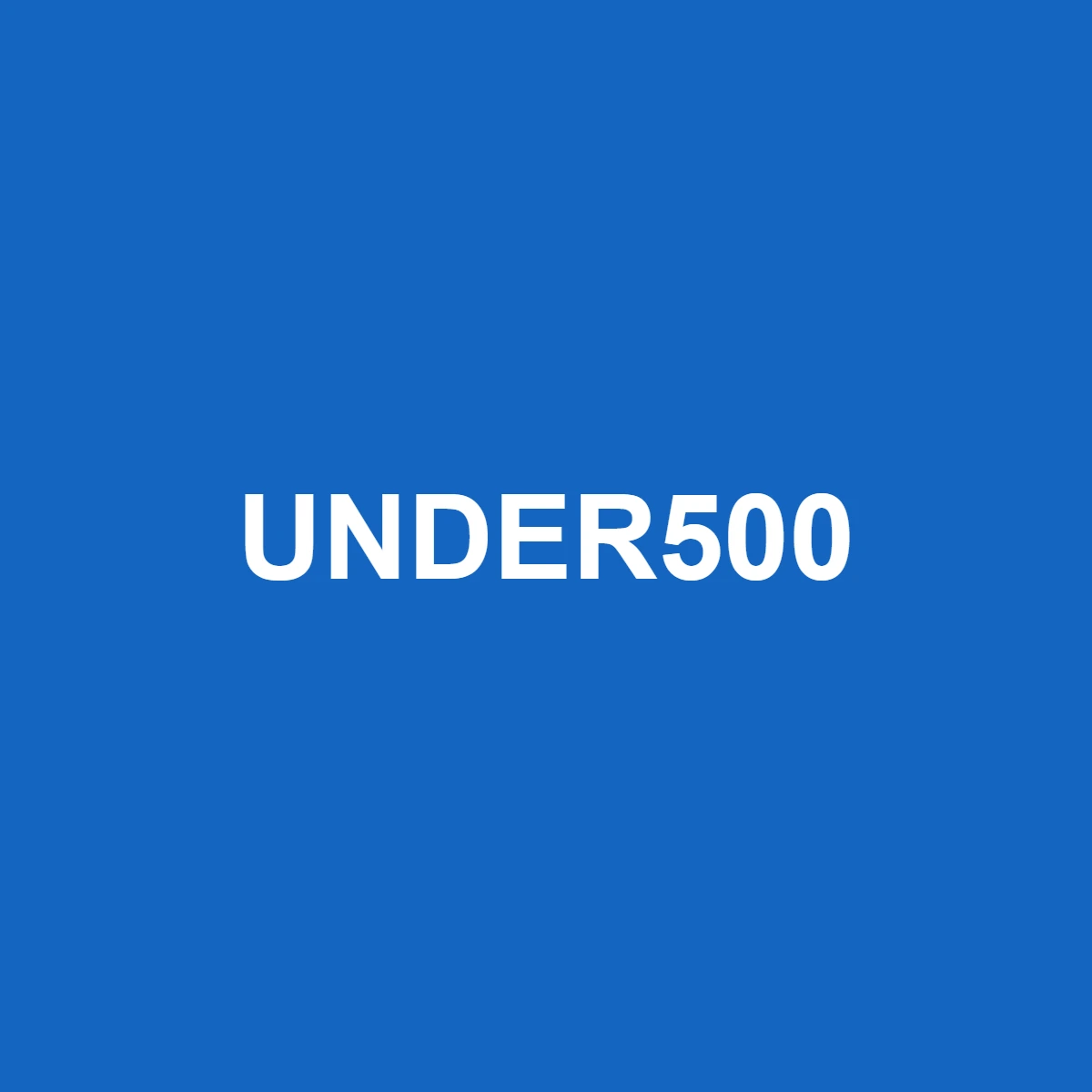 Under 500 logo